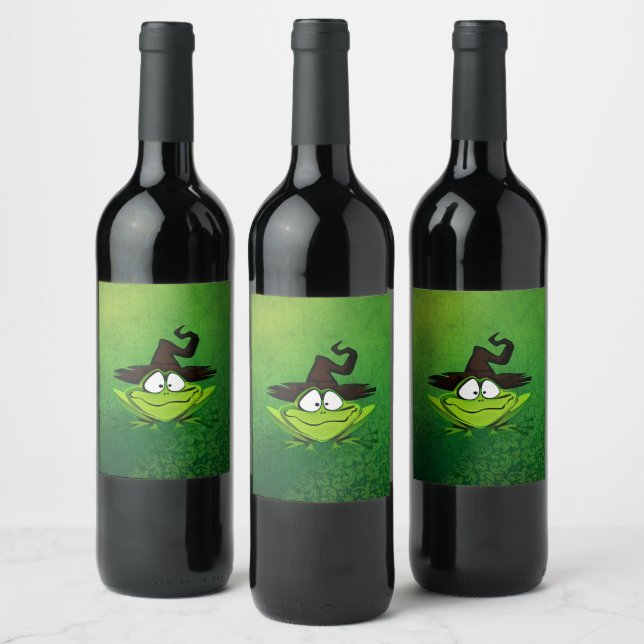 Frog Wine Label (Bottles)