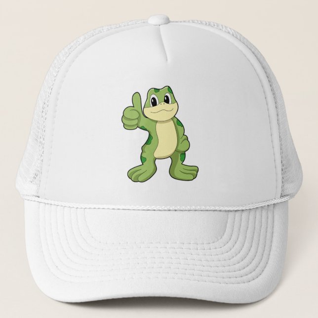 Frog with Approve Trucker Hat (Front)