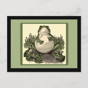 Frog with Baby Frogs Postcard