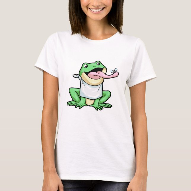 Frog with Beetle T-Shirt (Front)