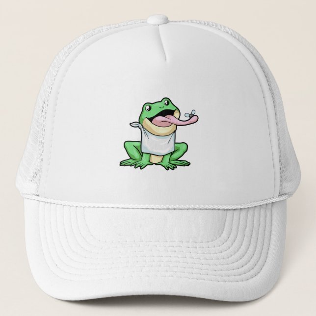 Frog with Beetle Trucker Hat (Front)