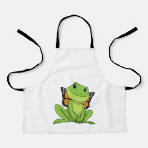 Frog with Butterfly Apron