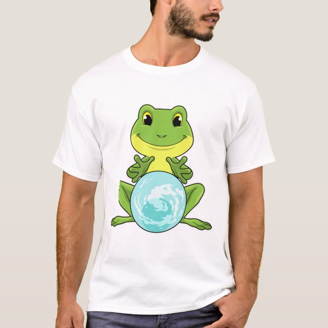 Frog with Crystal ball T-Shirt (Front)