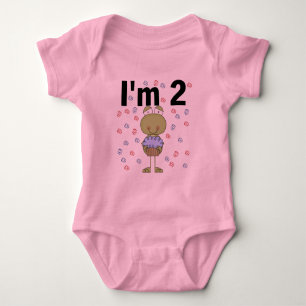 Frog With Cupcake 2nd Birthday Tshirts