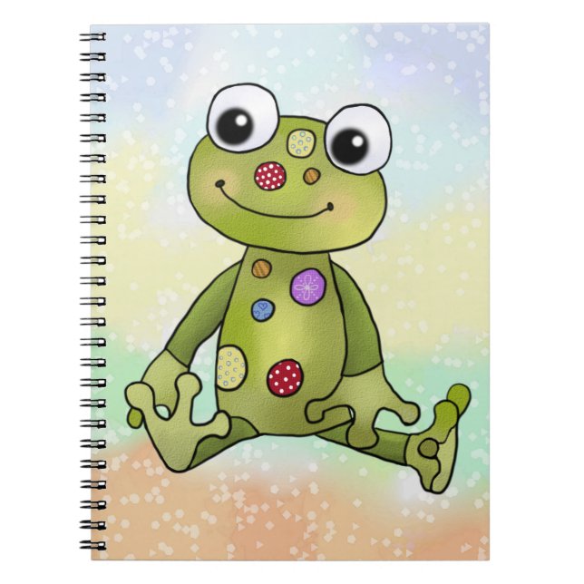 Frog with dots notebook (Front)