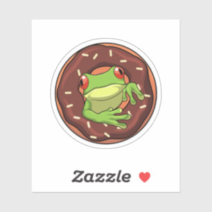 Frog with Doughnut