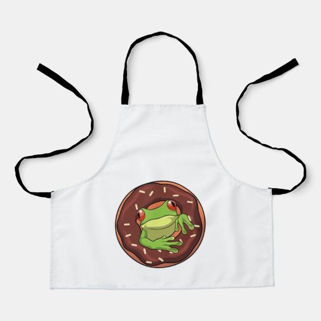 Frog with Doughnut Apron (Front)