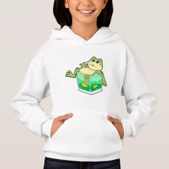 Frog with Glass of Juice (Front)