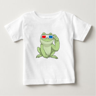 Frog with Glasses Baby T-Shirt