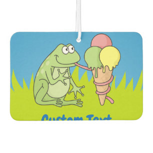 Frog with Icecream Air Freshener