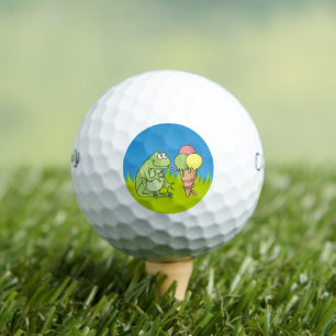 Frog with Icecream Golf Balls