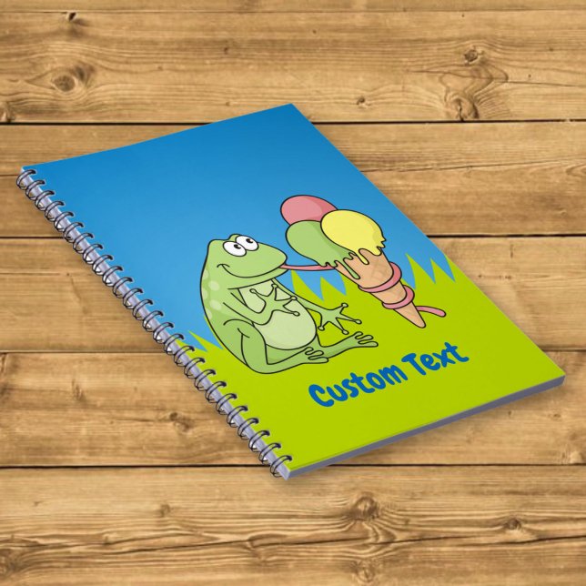 Frog with Icecream Notebook (Creator Uploaded)