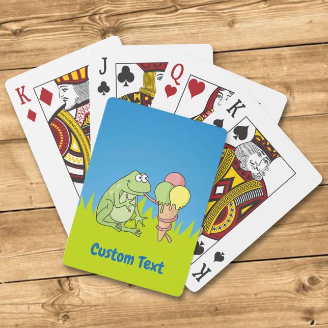Frog with Icecream Playing Cards (Creator Uploaded)