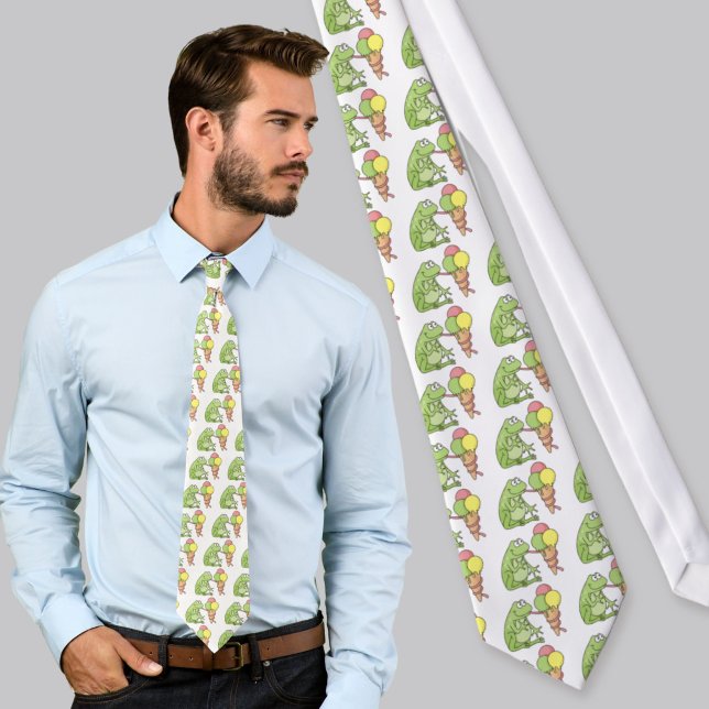 Frog with Icecream Tie (Creator Uploaded)