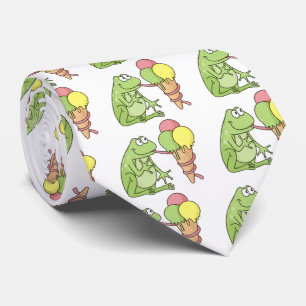 Frog with Icecream Tie