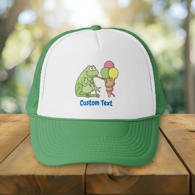 Frog with Icecream Trucker Hat (Creator Uploaded)