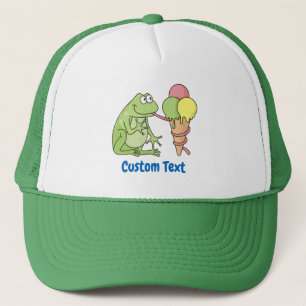 Frog with Icecream Trucker Hat