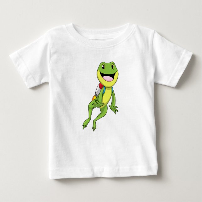 Frog with Jetpack Baby T-Shirt (Front)