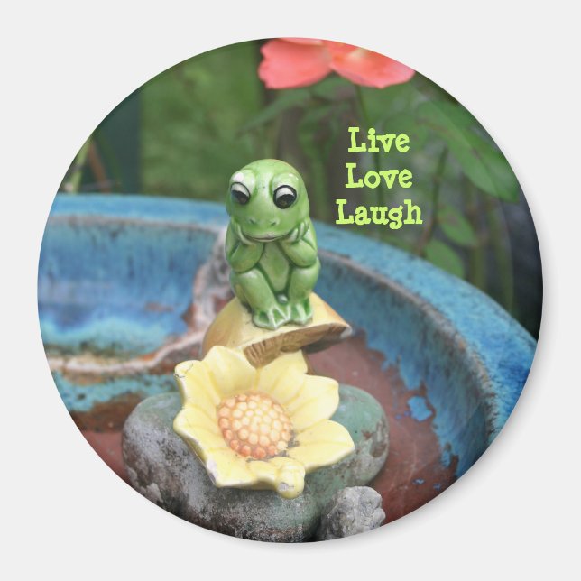 Frog With Message Magnet (Front)