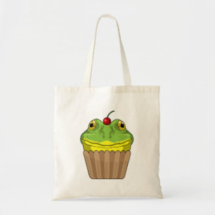 Frog with Muffin Tote Bag