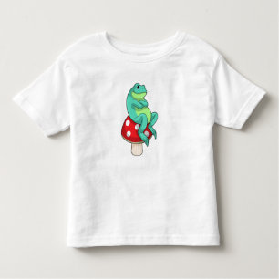 Frog with Mushroom Toddler T-Shirt