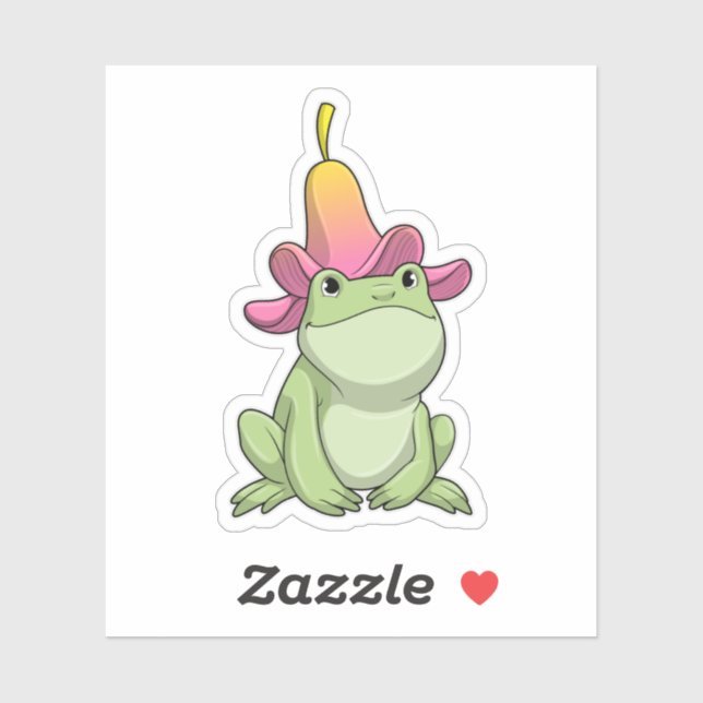 Frog with Plumeria (Sheet)