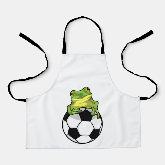 Frog with Soccer ball Apron (Front)
