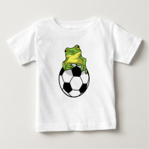 Frog with Soccer ball Baby T-Shirt