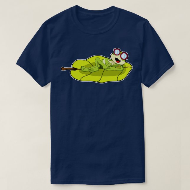 Frog with Sunglasses T-Shirt (Design Front)