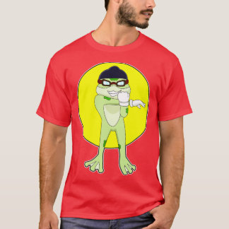 Frog With Swimming Goggles  T-Shirt