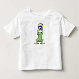 Frog with Volleyball Toddler T-Shirt