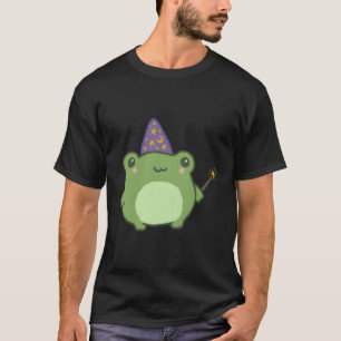 Frog Wizard Cottagecore Aesthetic T-Shirt