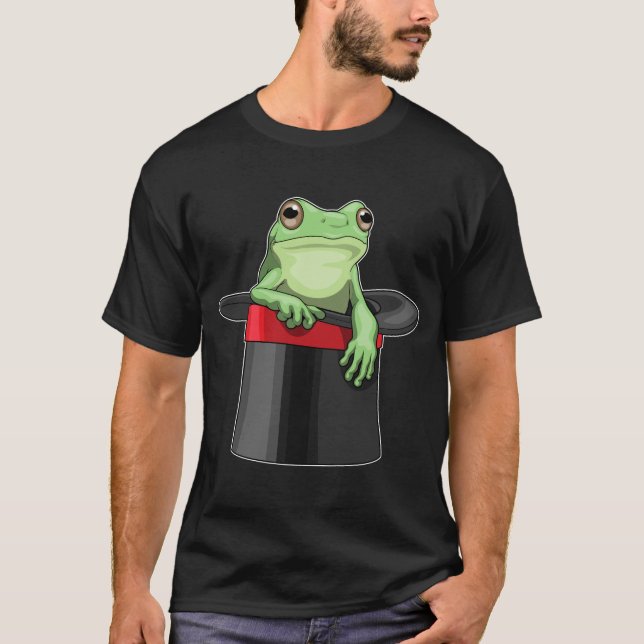 Frog Wizard Cylinder T-Shirt (Front)