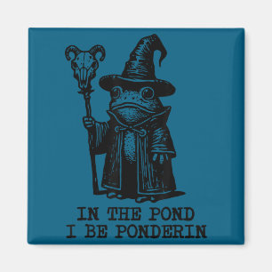 Frog Wizard Meme In The Nd I Be Nderin Magnet
