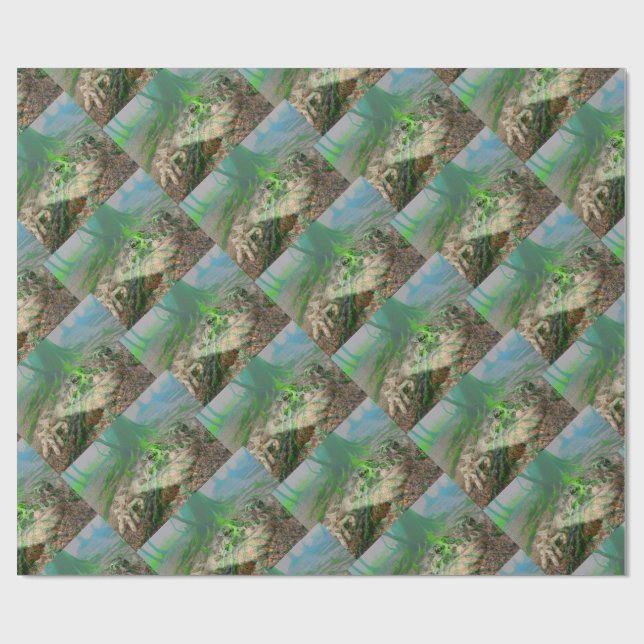 Frog Wrapping Paper (Flat)