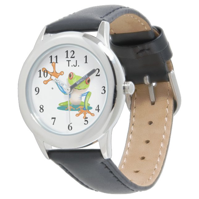 Frog Wrist Watch (Angled)