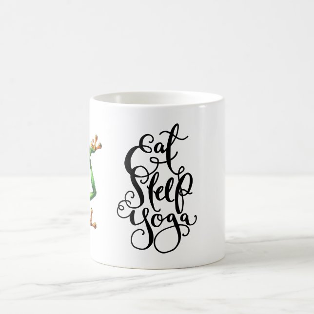 Frog Yoga Coffee Mug (Center)