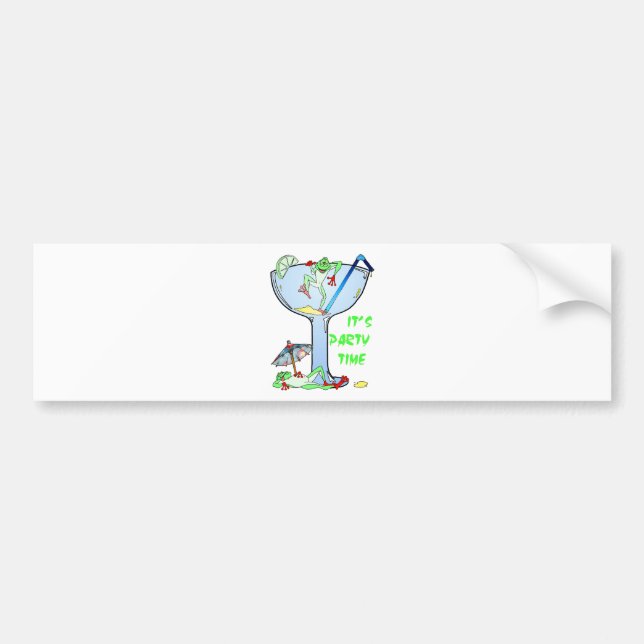 Frogarita Bumper Sticker (Front)