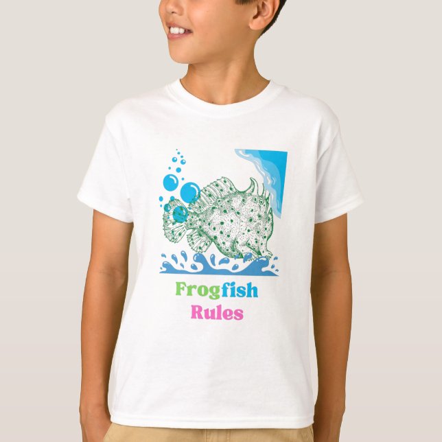 Frogfish Rules T-Shirt (Front)
