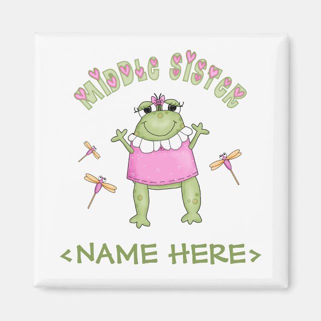 Froggie Middle Sister Magnet (Front)