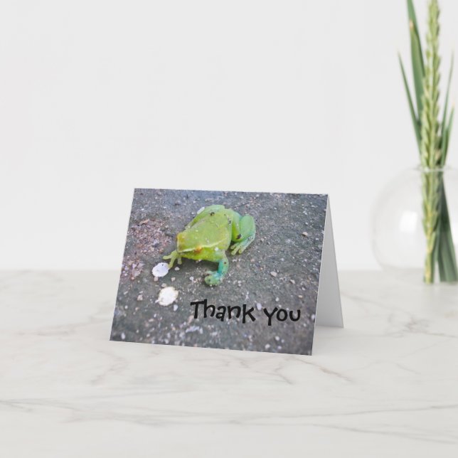 Froggie thank you note (Front)
