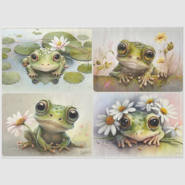 Froggies Tissue Paper (Front)