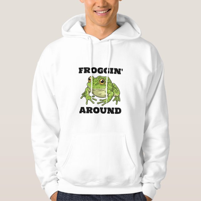 Froggin' around hoodie (Front)