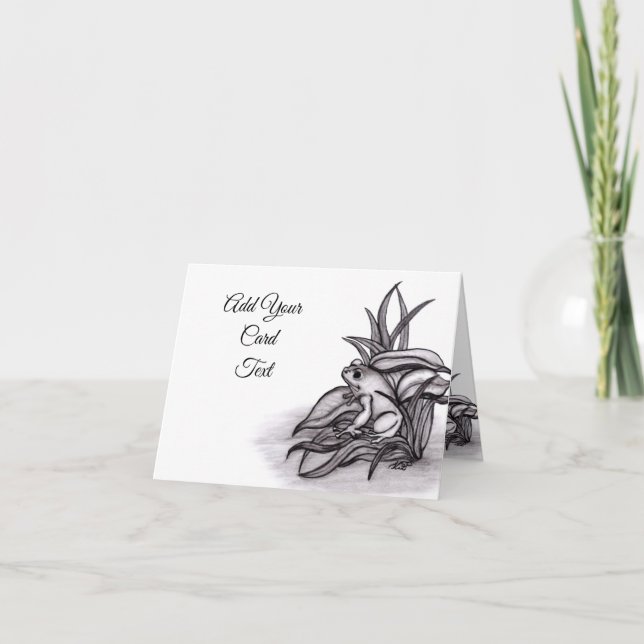 Froggy , Add Your Text Card (Front)