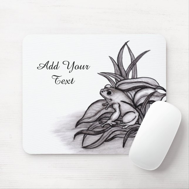 Froggy , Add Your Text Mouse Pad (With Mouse)