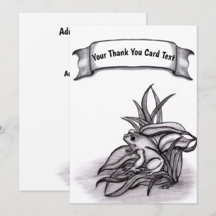 Froggy , Add Your Text Thank You Card