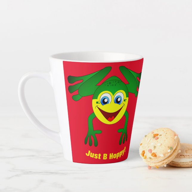 Froggy Break Time Latte Mug (In Situ)