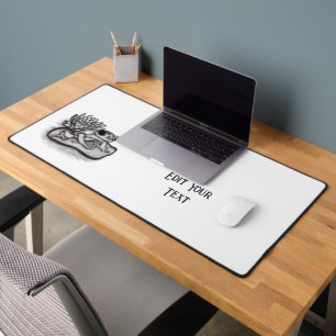 Froggy , Edit Your Text Desk Mat