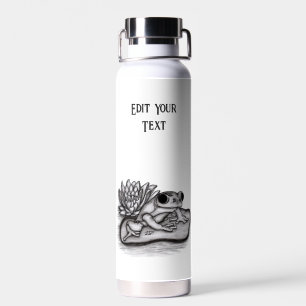 Froggy , Edit Your Text Water Bottle