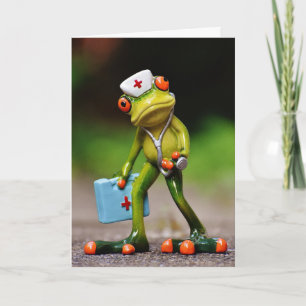 Froggy Get Well Card